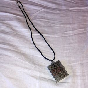 Silver Steampunk Pendant Necklace